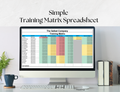 Employee Training Tracker – Colour-Coded Expiry Excel Spreadsheet