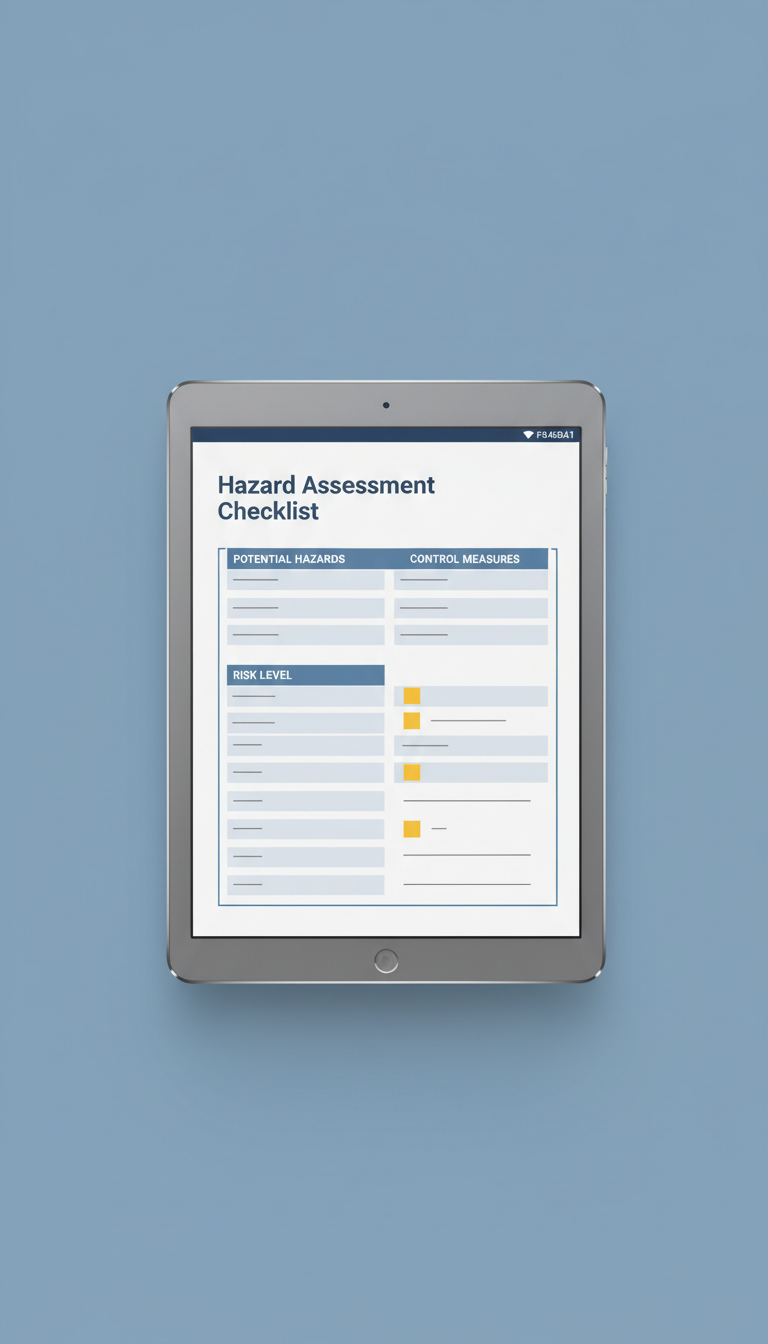 Hazard Assessment Checklist for Facilities