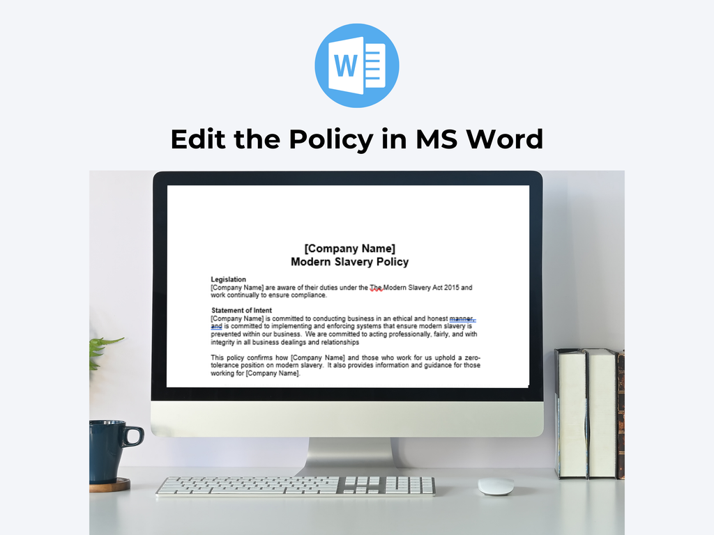 Modern Slavery Policy Template – UK Compliance Word Document