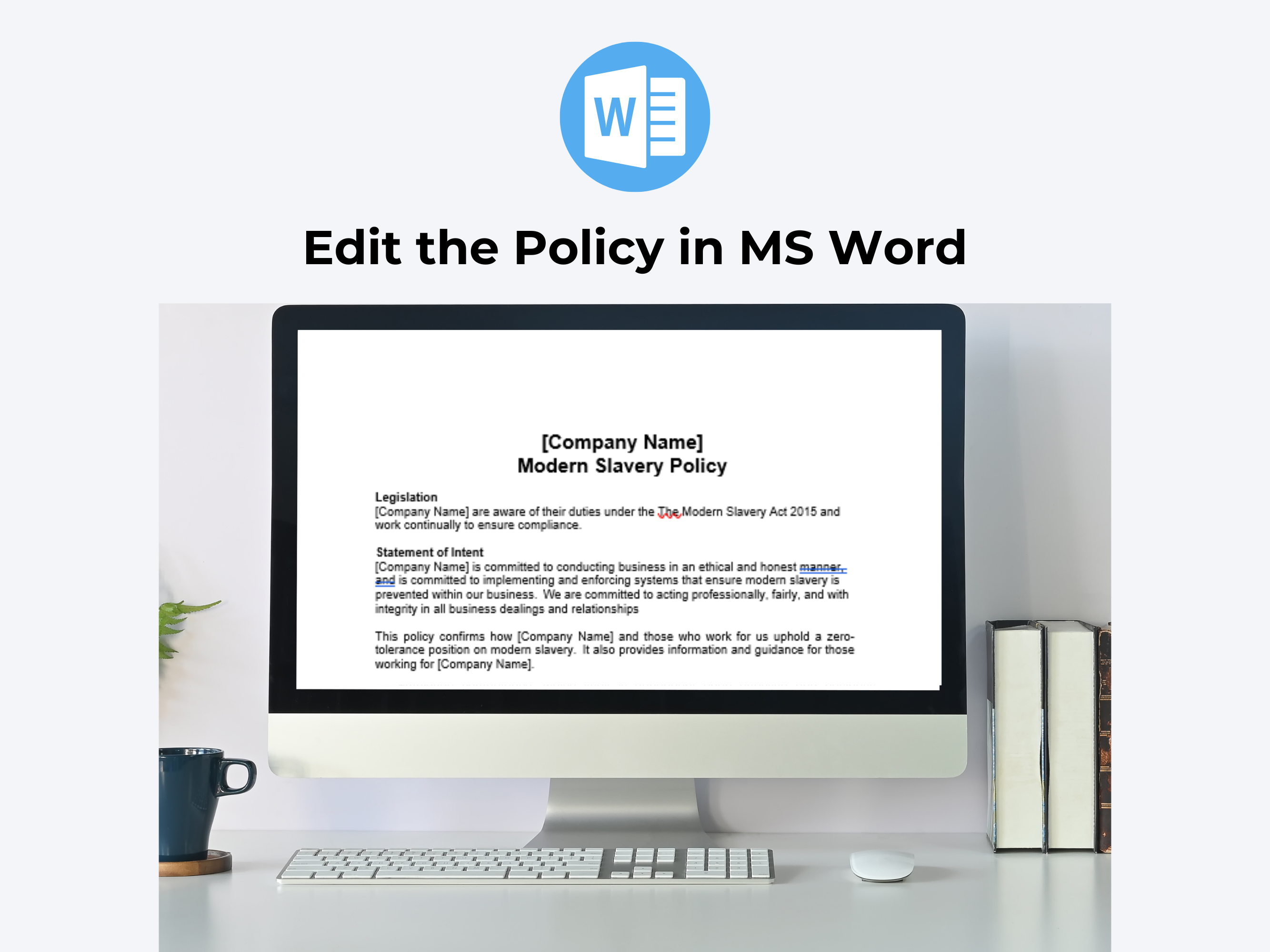 Modern Slavery Policy Template – UK Compliance Word Document